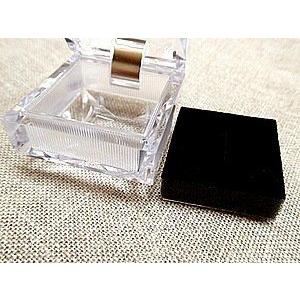 クリスタルのような透明感 ガラス リングケース 指輪ケース ピアス