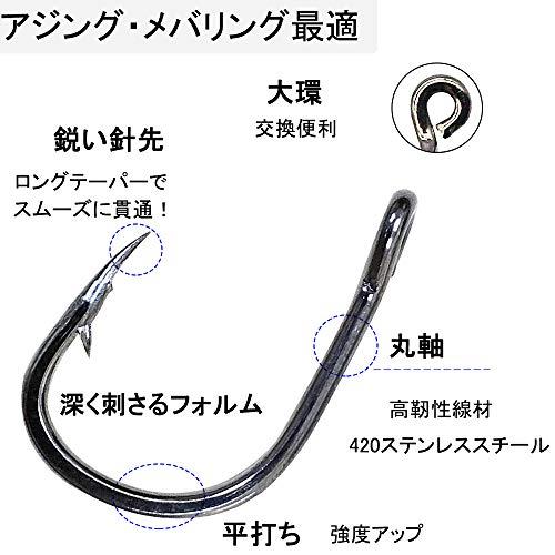 釣り針 管付き針 ステンレス 釣りフック 管付伊勢尼 大環 太軸 釣針 高強度 海釣り お徳用30本 50本 Bfh 雑貨ホビープレコプレ 通販 Yahoo ショッピング