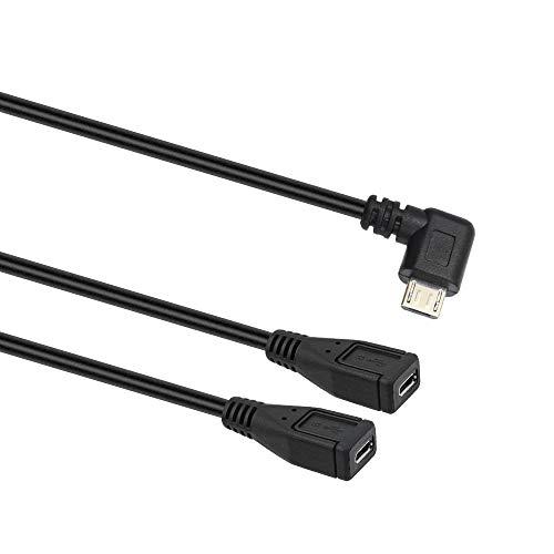 Micro Usb二股ケーブル Poyiccot L 型 右向キ マイクロusb オスtoメス アダプタ 2台同時に充電 Micro Usb Y字 ケーブル 高 Dni252145 雑貨ホビープレコプレ 通販 Yahoo ショッピング