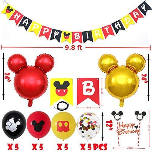 Pleasure Tao 誕生日 飾り付け ミッキー誕生日パーティー飾り付け 誕生日 バルーン 可愛い ディズニーハッピーバ Gvf 雑貨ホビープレコプレ 通販 Yahoo ショッピング