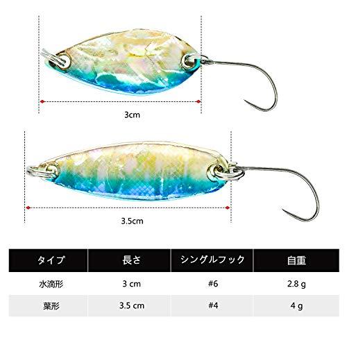 Goture ルアー スプーン ジグヘッド スプーン セット 12枚セット トラウト ルアー マイクロスプーン渓流 ルアー Miz 雑貨ホビープレコプレ 通販 Yahoo ショッピング