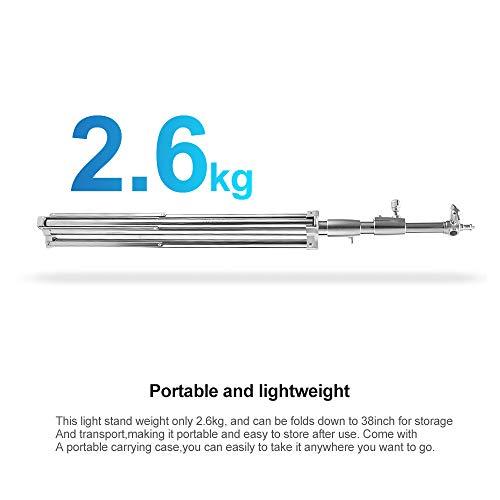 Laofas ライトスタンド 280cm 9 18ft 8kg荷重 スプリングクッション付き 照明スタンド ストロボスタンド 三脚 撮影 Mug 雑貨ホビープレコプレ 通販 Yahoo ショッピング