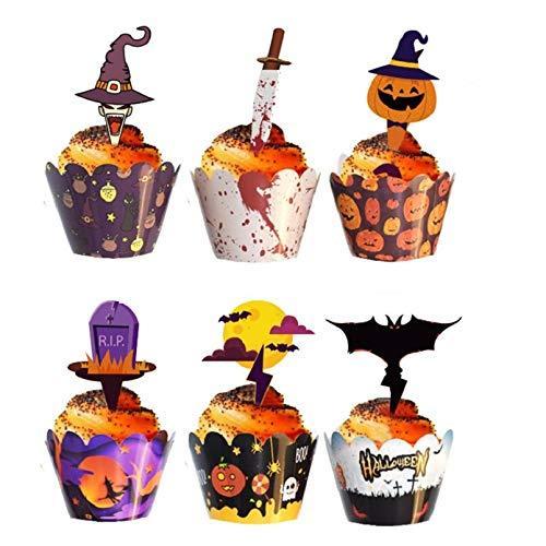 ハロウィン ケーキトッパー 24枚 ケーキボックスリム 24枚 カップケーキトッパー ケーキトッピング ケーキフル Pnx 雑貨ホビープレコプレ 通販 Yahoo ショッピング