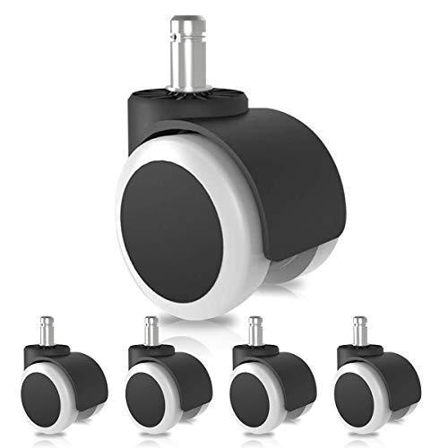 ナイロンチェアキャスター オフィスチェア用ホイール 変換ゴムキャスター ホイール差込式 静音 傷つけにくい Sib 雑貨ホビープレコプレ 通販 Yahoo ショッピング