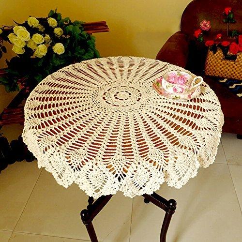 Yazi 2枚セット 手編み テーブルクロス 手作り テーブルカバー アンティーク調 丸テーブルに最適 おしゃれ イン Ysj0156 雑貨ホビープレコプレ 通販 Yahoo ショッピング