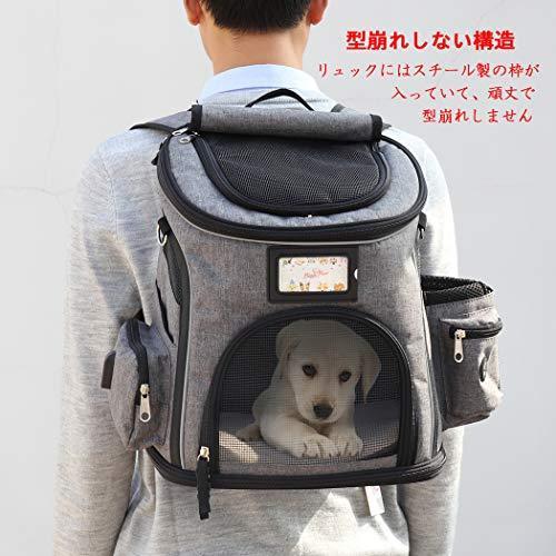 超歓迎 Bingopaw ペットキャリーリュック 猫 小型犬 5kg以下 うさぎ カワウソ 自転車 電車移動 通院 避難用 防水 キャリーオンバッグ グレー 高級感 Www Iacymperu Org