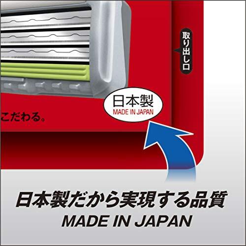 FEATHER(フェザー) エフシステム サムライエッジ 替刃 日本製 8個入 3枚刃 カミソリ T字 ひげそり メンズ 単品 1個 (x 1)｜precover｜06