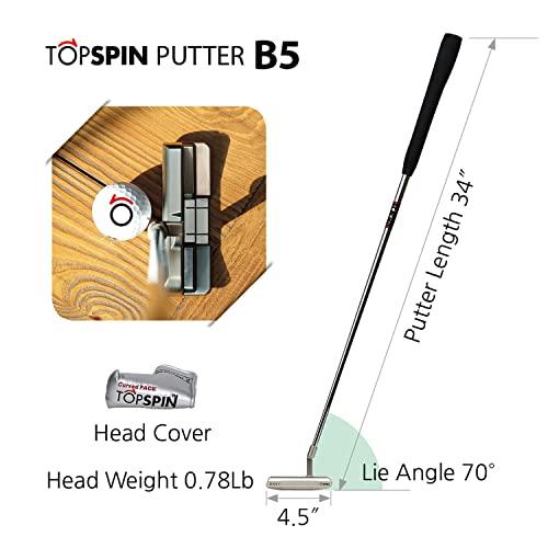 JamesMilr (ジェームズ・ミラー) TOPSPIN パター ブレード 5 ザ アンダー パー 
