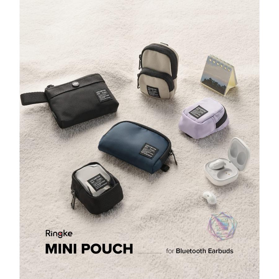 RingkeMINI POUCH HALF POCKET イヤホンケース ICカード 現金 コイン入れ イヤホンポーチ ミニポーチ ミニバッグ｜precover｜09