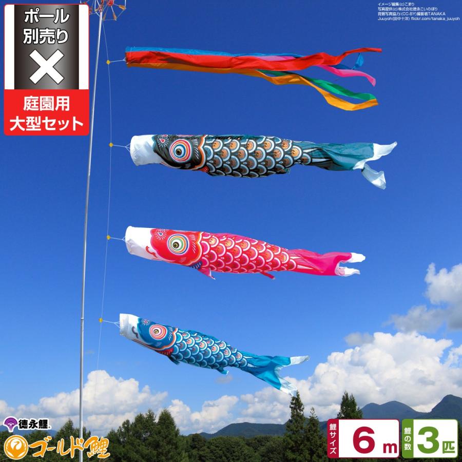 鯉のぼり　6m Amazon | Yescom アルミ 鯉のぼりポール 6m (3m鯉用) ロープ