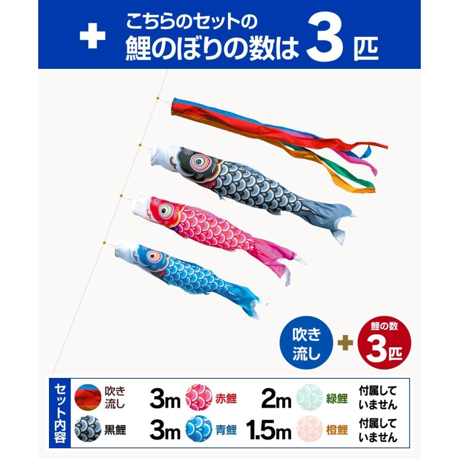 徳永こいのぼり 3m 友禅鯉　庭園セット imgrc0088184947.jpg