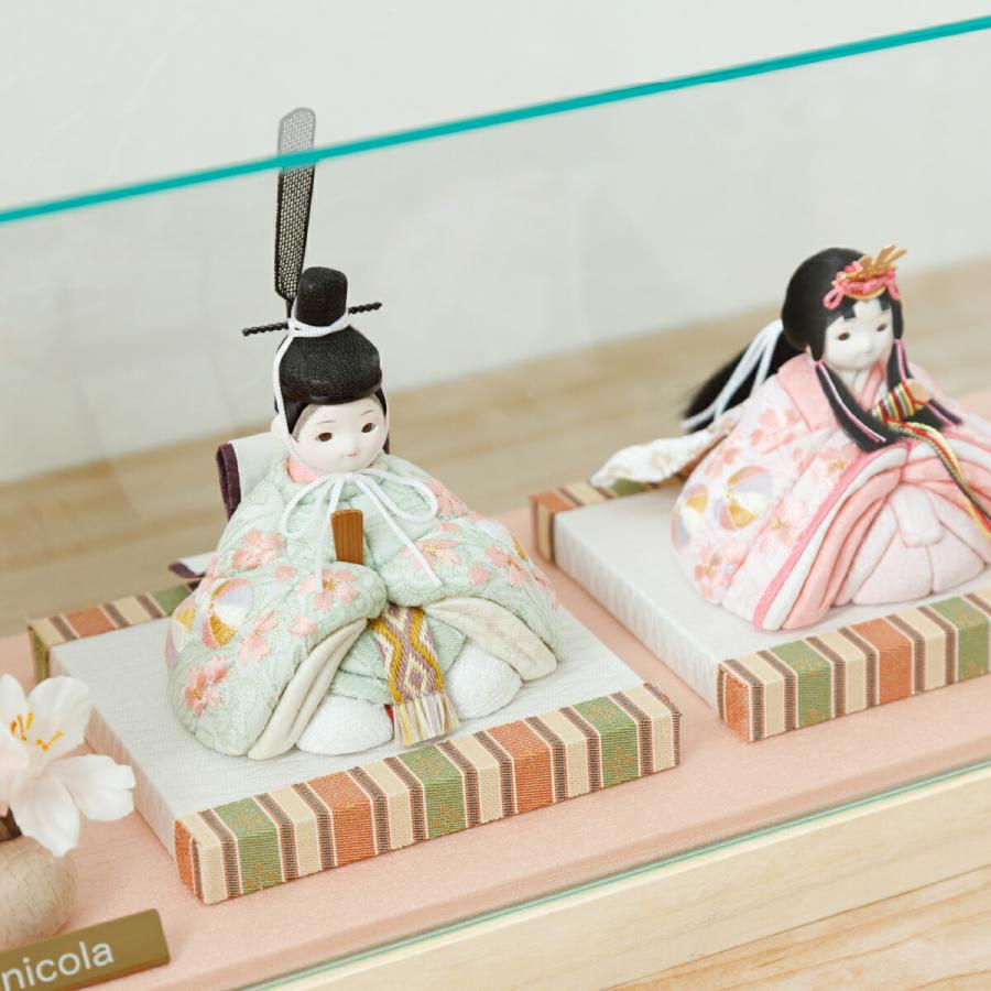 ひな人形 雛人形 新品 コンパクト 日本製 ケース飾り ひなまつり TKN01 雛人形 ケース飾り コンパクト おしゃれ お雛様 インテリア モダン