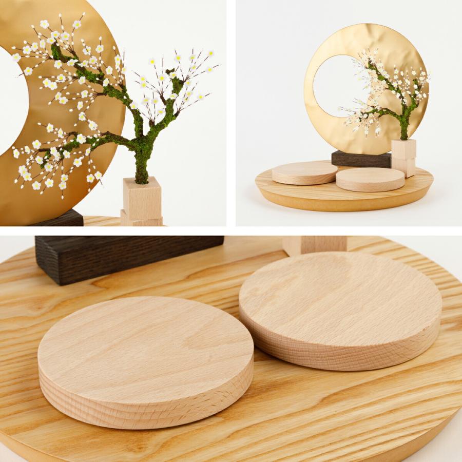 雛人形 コンパクト モダン おしゃれ お雛様 インテリア かわいい ひな人形 minicola 月屏風 親王飾り おひなさま 最新 今どき 選べる2種類 姫鞠 美桜 | ブランド登録なし | 14