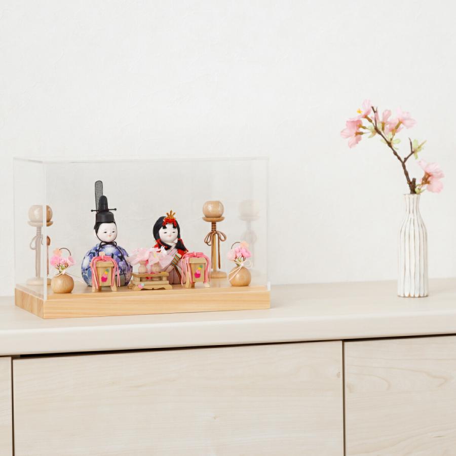 雛人形 コンパクト ひな人形 雛人形 おしゃれ アクリルケース入り 令和7年度新作】雛人形 コンパクト ひな人形 丸型 おしゃれ