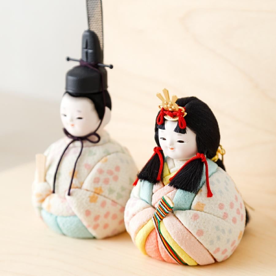 壁掛け雛人形 親王飾り ぷりふあ 雛人形 壁飾り 壁掛け コンパクト おしゃれ かわいい