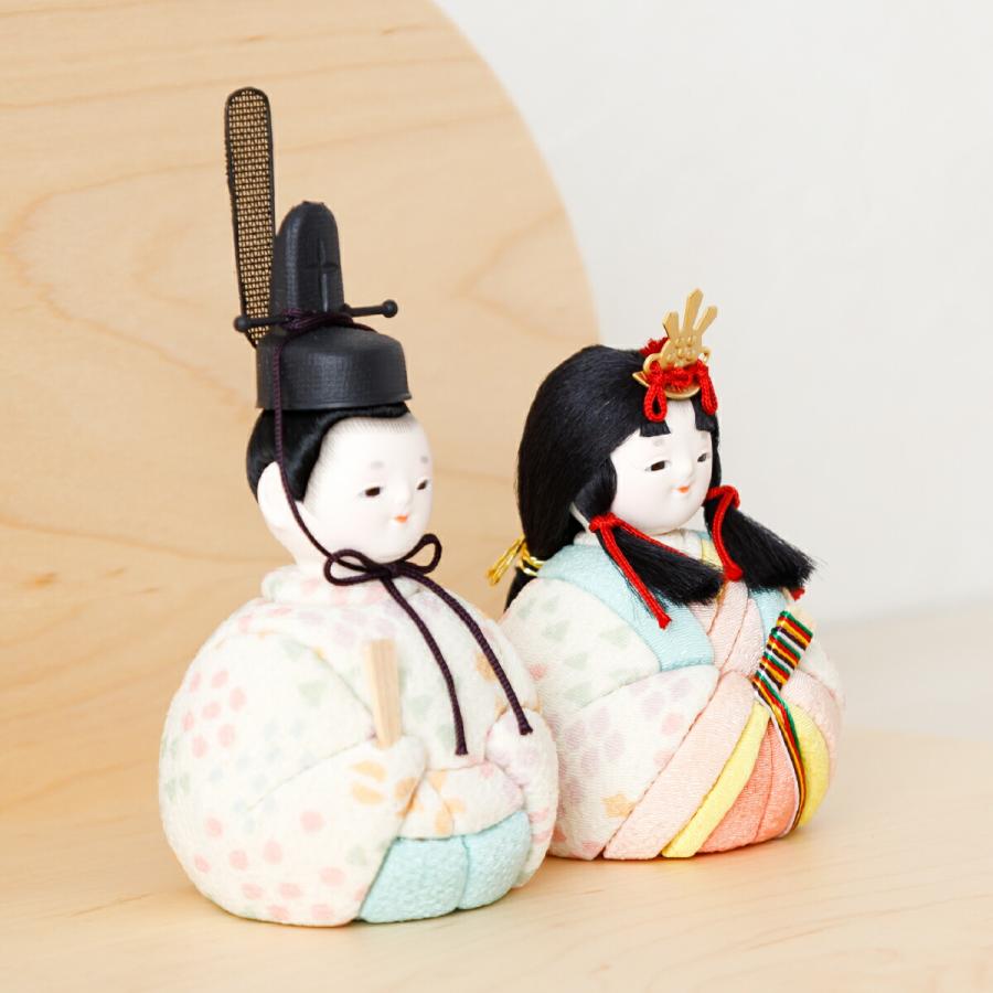 ぷりふあ 雛人形 壁飾り 壁掛け コンパクト おしゃれ かわいい