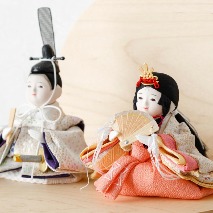 ■親王飾り 壁掛け雛人形 額縁入り ぷりふあ 雛人形 壁飾り 壁掛け コンパクト おしゃれ かわいい