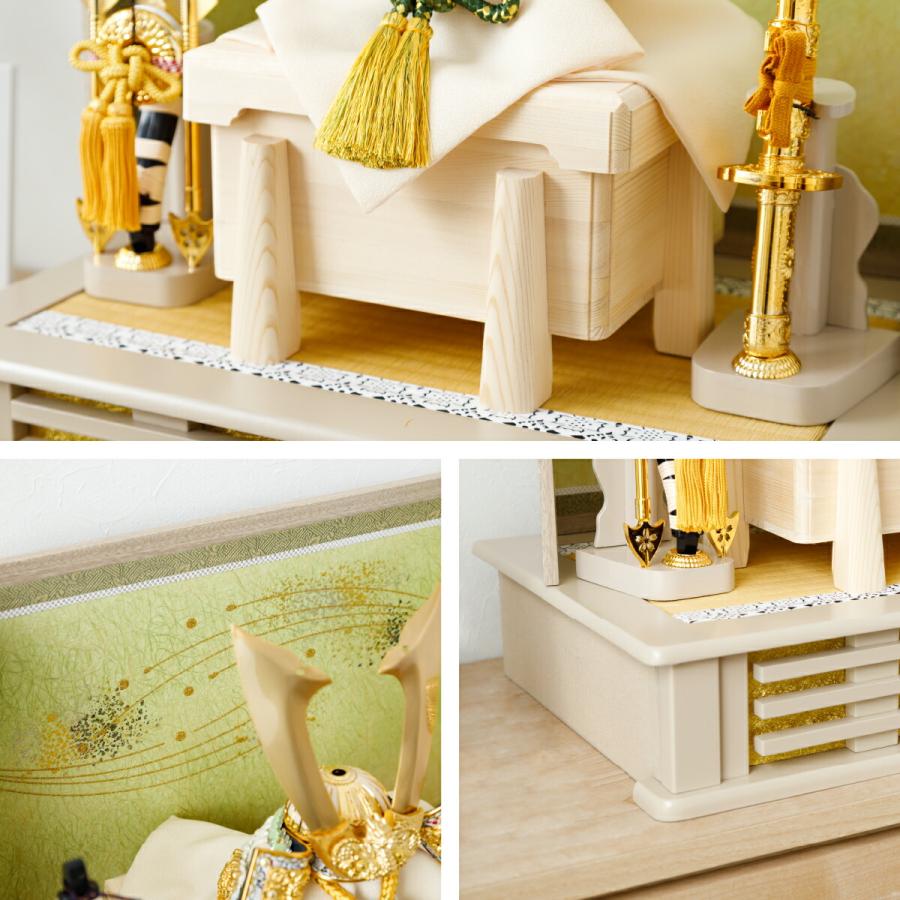 五月人形 おしゃれ 兜飾り 収納飾り 5月人形 モダン インテリア 兜 中