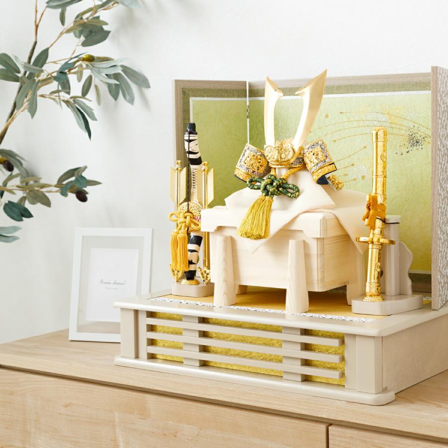 五月人形 おしゃれ 兜飾り 収納飾り 5月人形 モダン インテリア 兜 中