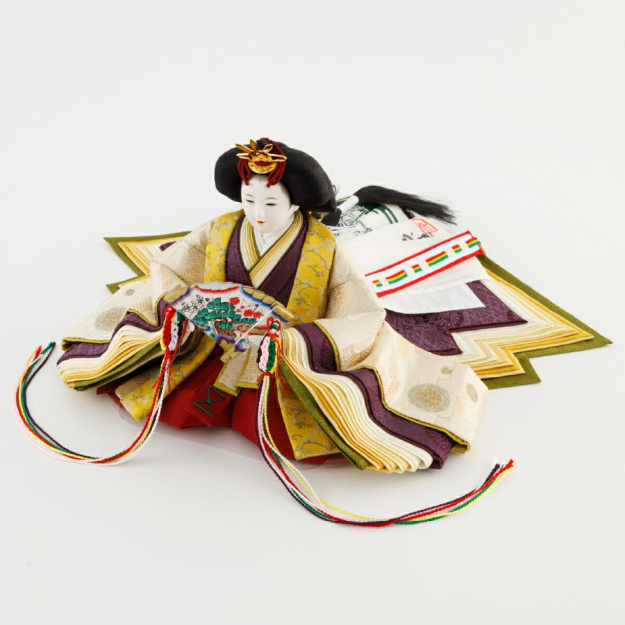 ブランド登録なし☆【完売間近】 ひな人形 雛人形 おしゃれ お雛様 高級 インテリア モダン 清水久遊作 衣裳着雛 ひいな 正絹刺繍親王 親王平飾り