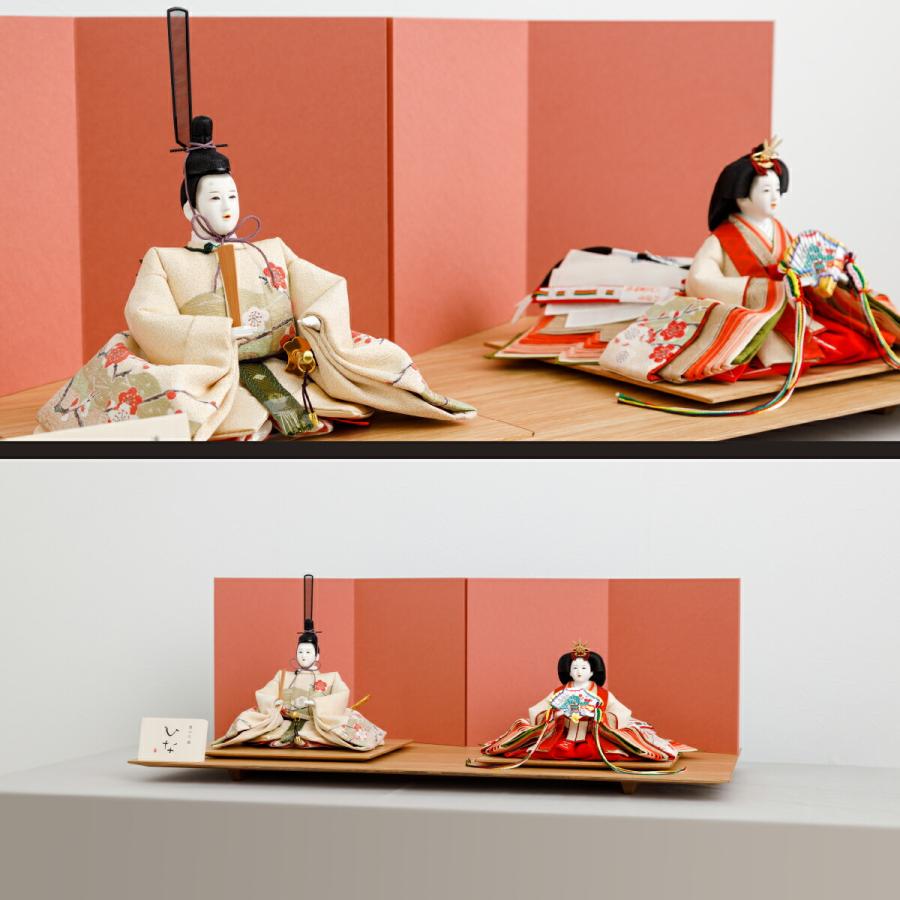 雛人形 おしゃれ お雛様 高級 インテリア モダン清水久遊 作 親王飾り