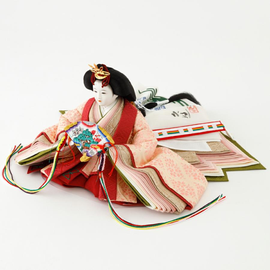 雛人形 おしゃれ かわいい インテリア ひいな 親王正絹 上重ね 大