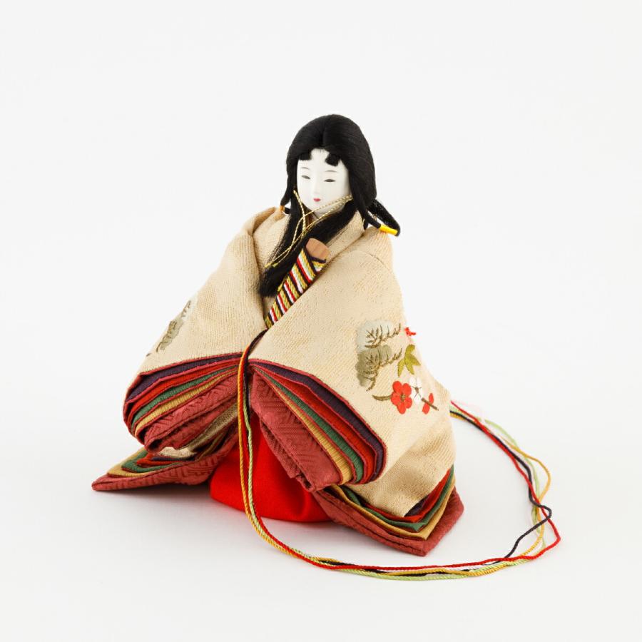 雛人形 かわいい 柴田家千代 創作雛 葵 刺繍松竹梅 雛 親王飾り 2026年