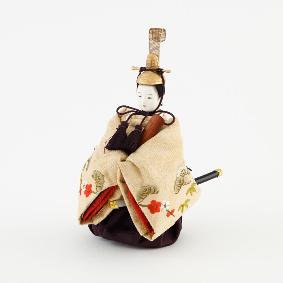 雛人形 かわいい 柴田家千代 創作雛 葵 刺繍松竹梅 雛 親王飾り 2026年