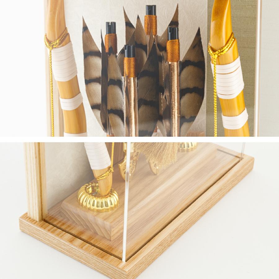 破魔弓 コンパクト おしゃれ ミニサイズ 正月飾り 男の子 選べる6種類