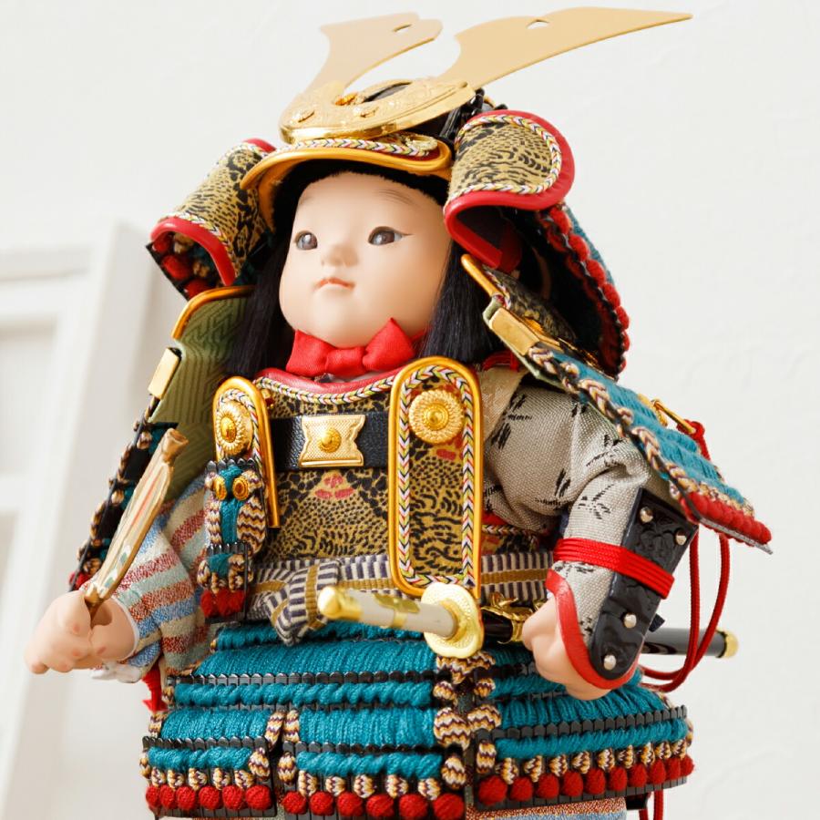 五月人形 コンパクト おしゃれ 端午の節句 兜 幸一光作 海 お人形のみ