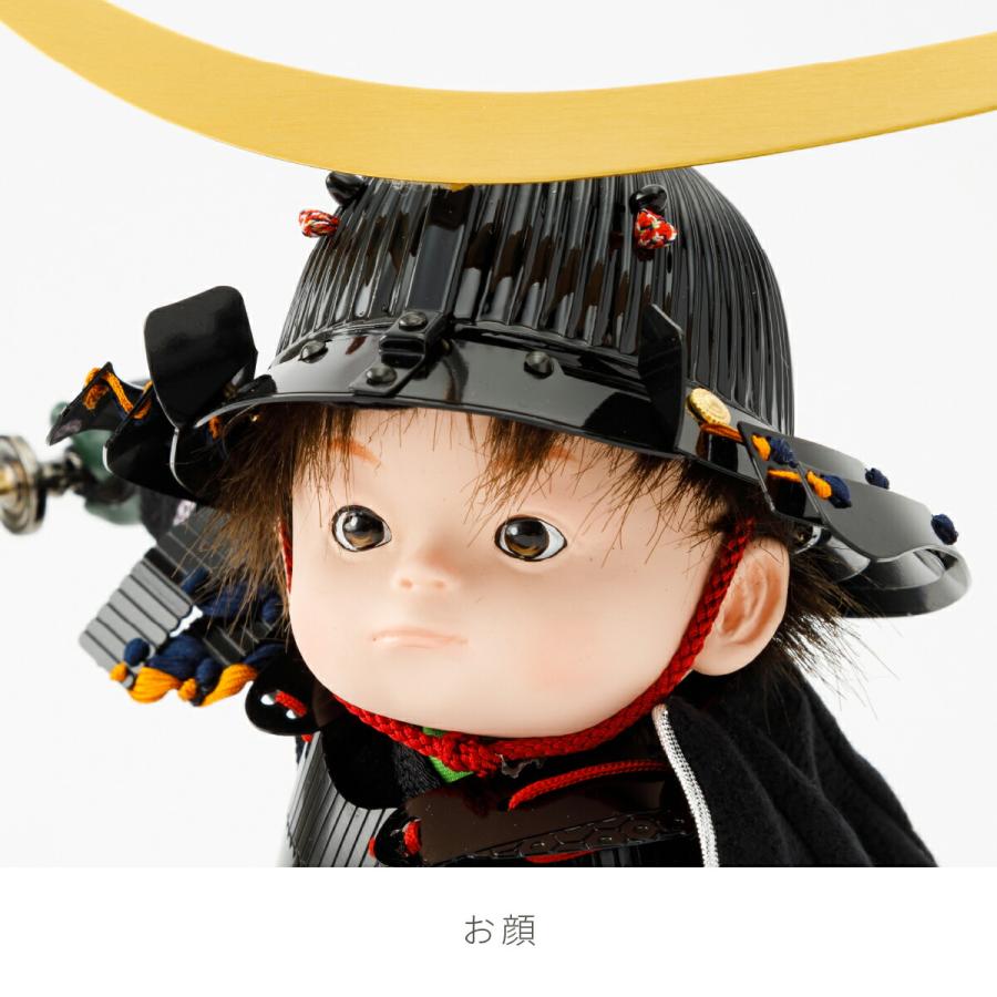 五月人形 コンパクト おしゃれ 子供大将飾り インテリア シック モダン