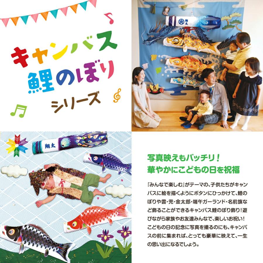 鯉のぼり 室内 おしゃれ 室内用 こいのぼり 徳永鯉のぼり キャンバス鯉のぼり 集 星歌スパンコール_1