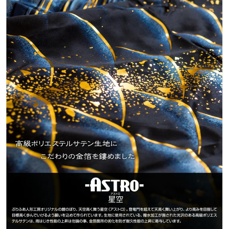 鯉のぼり ベランダ用 こいのぼり ASTRO 星空鯉 1.5m 6点セット 万能取付金具付属 ベランダ スタンダードセットの画像