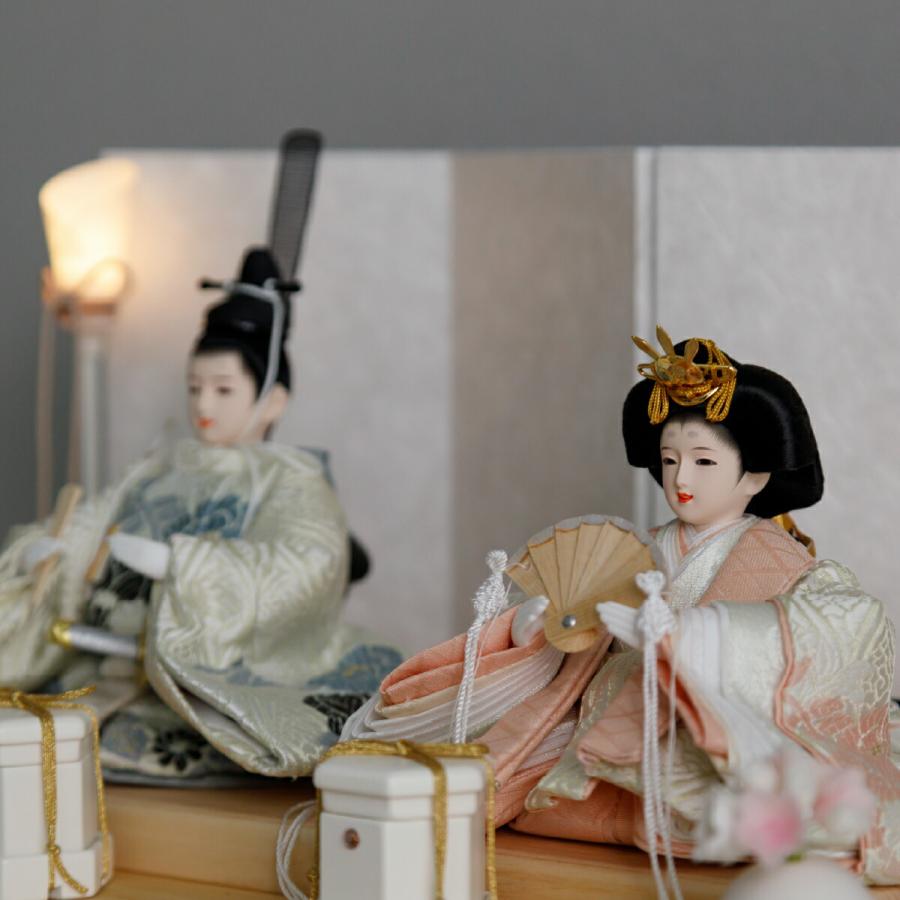 ぷりふあ 雛人形 コンパクト おしゃれ 親王 高級 雛 PREFER CLASSIC