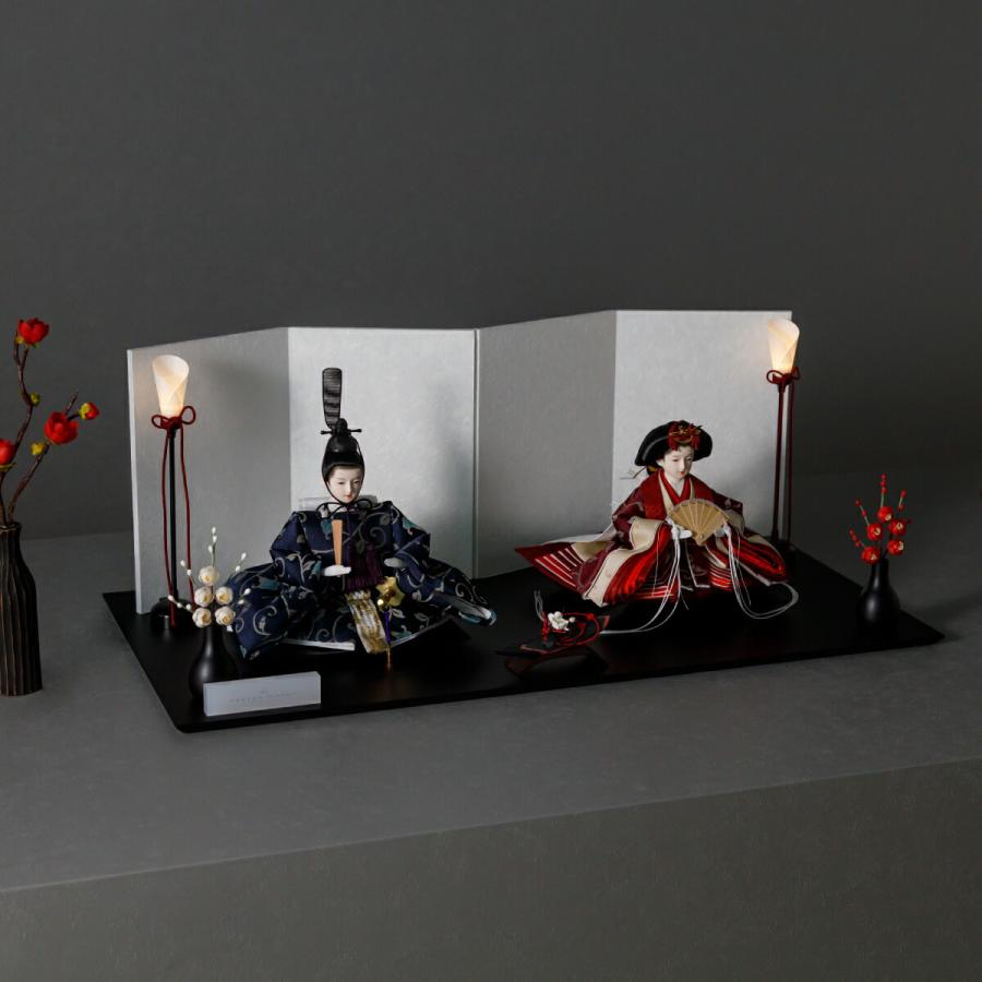 ぷりふあ 雛人形 おしゃれ モダン 親王飾り お雛様 雛 高級 PREFER