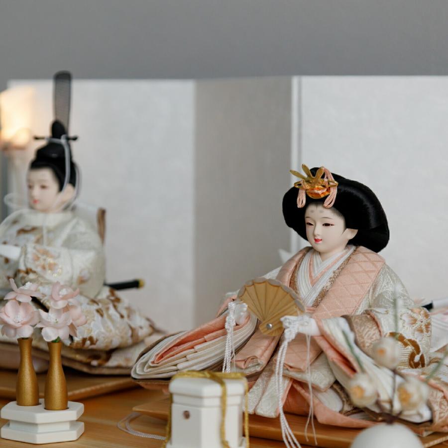 ひな人形 平飾りセット 雛人形 Amazon.co.jp: 雛人形 コンパクト ミニ 可愛い 親王セット 平飾り