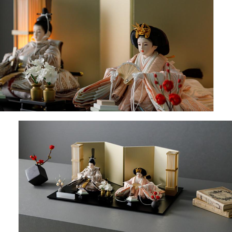 ぷりふあ 雛人形 おしゃれ モダン 親王飾り お雛様 雛 高級 PREFER