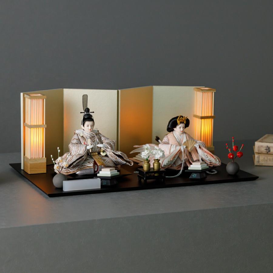 ぷりふあ 雛人形 おしゃれ モダン 親王飾り お雛様 雛 高級 PREFER