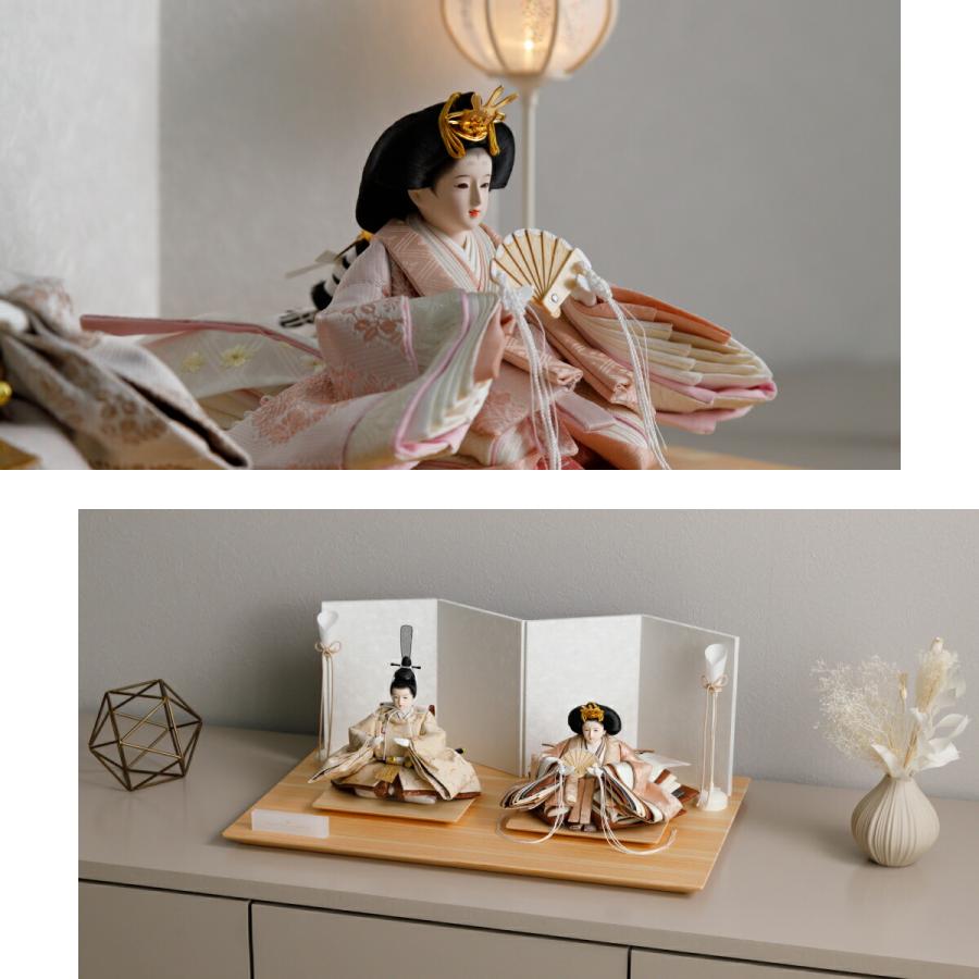 ぷりふあ 雛人形 親王飾り 高級 雛 PREFER CLASSIC ひな人形 檜