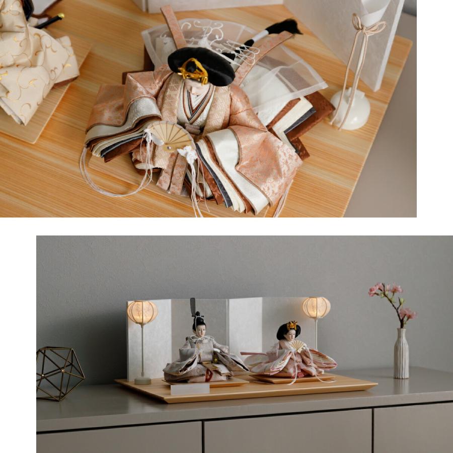 ぷりふあ 雛人形 親王飾り 高級 雛 PREFER CLASSIC ひな人形 檜