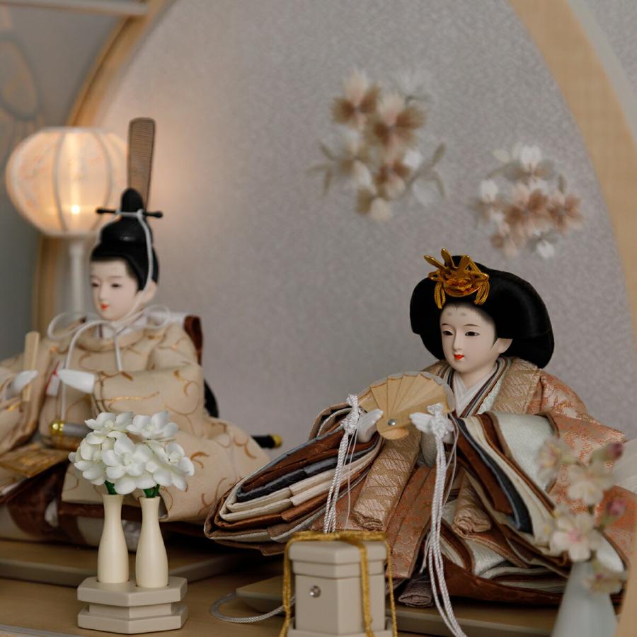 ぷりふあ 雛人形 親王 高級 雛 PREFER CLASSIC ひな人形 丸型ケース