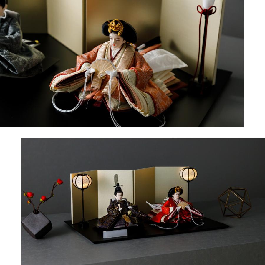 ぷりふあ 雛人形 おしゃれ 親王飾り 高級 雛 PREFER CLASSIC ひな人形