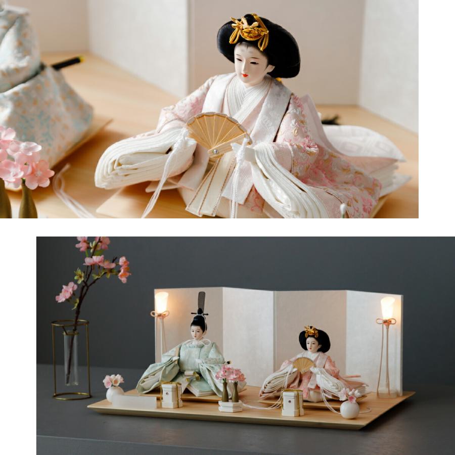 （ほぼ未使用）ぷりぷあ 雛人形 ぷりふあ 雛人形 おひなさま コンパクト おしゃれ かわいい インテリア