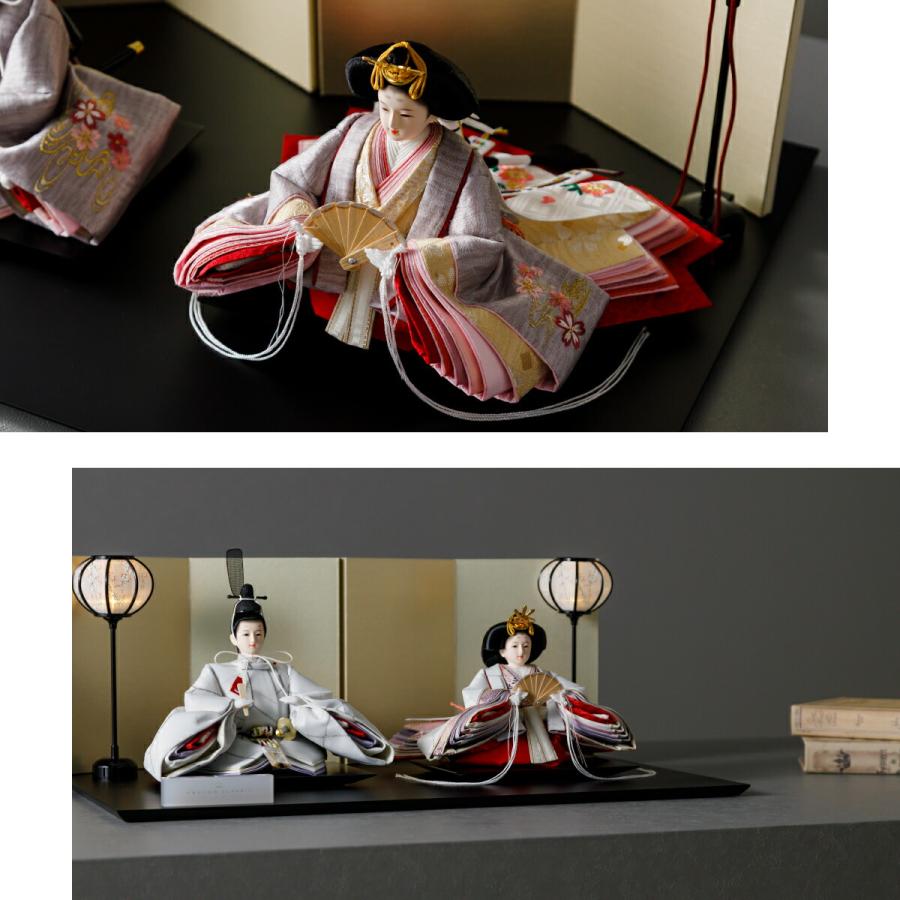 ぷりふあ 雛人形 おしゃれ モダン 親王飾り 高級 雛 PREFER CLASSIC