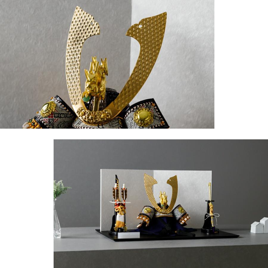 五月人形 おしゃれ 兜飾り 兜 モダン インテリア 高級 5月人形 PREFER