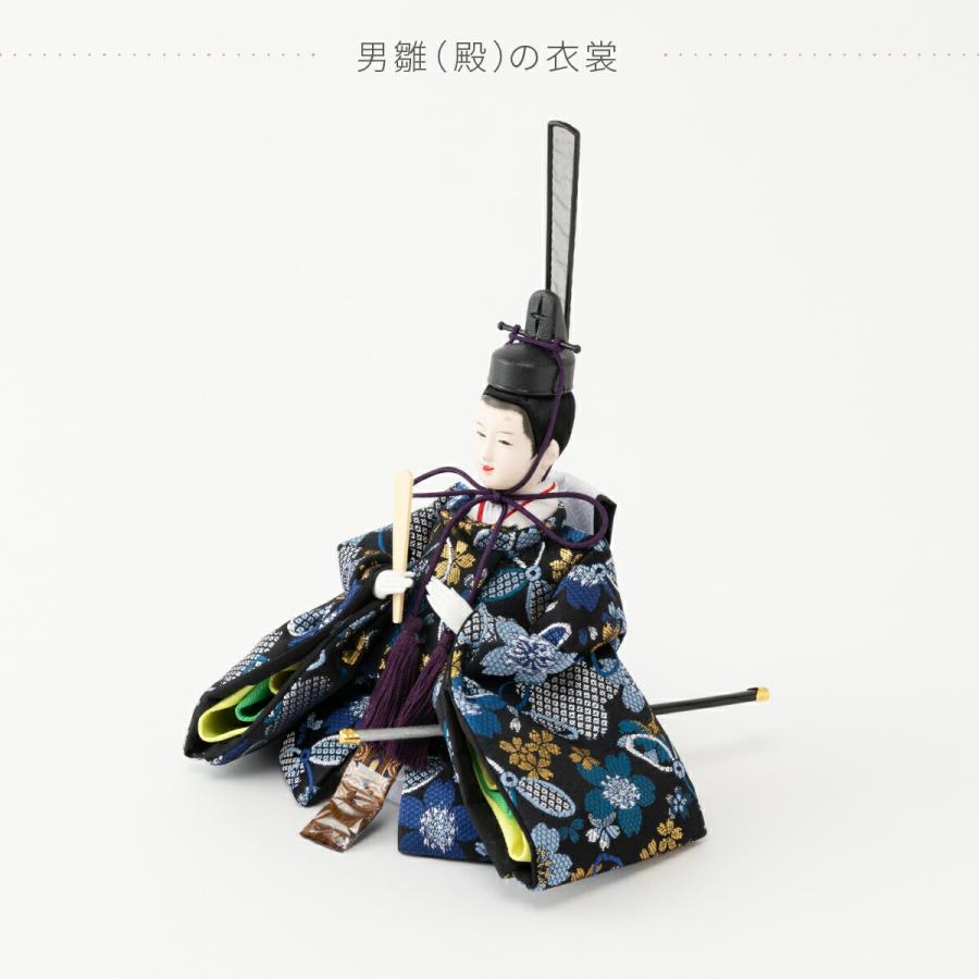 ぷりふあ 雛人形 収納飾り コンパクト お雛様 雛 親王飾り