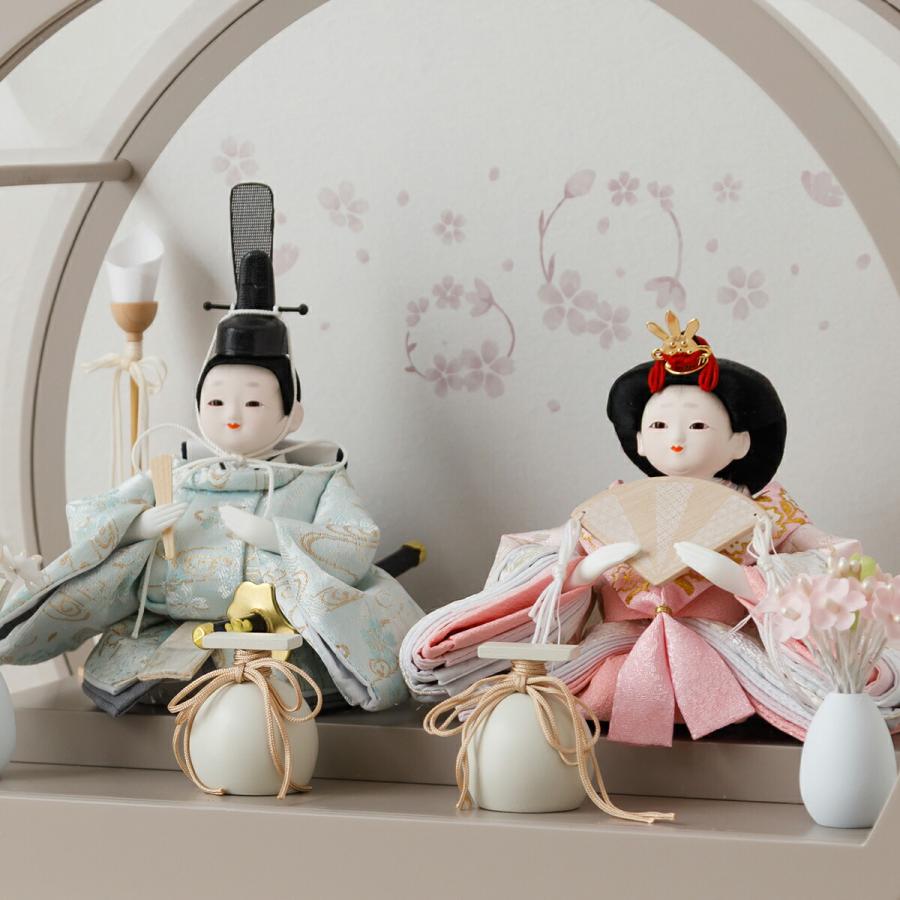 ぷりふあ 雛人形 コンパクト おしゃれ モダン インテリア ふるうる