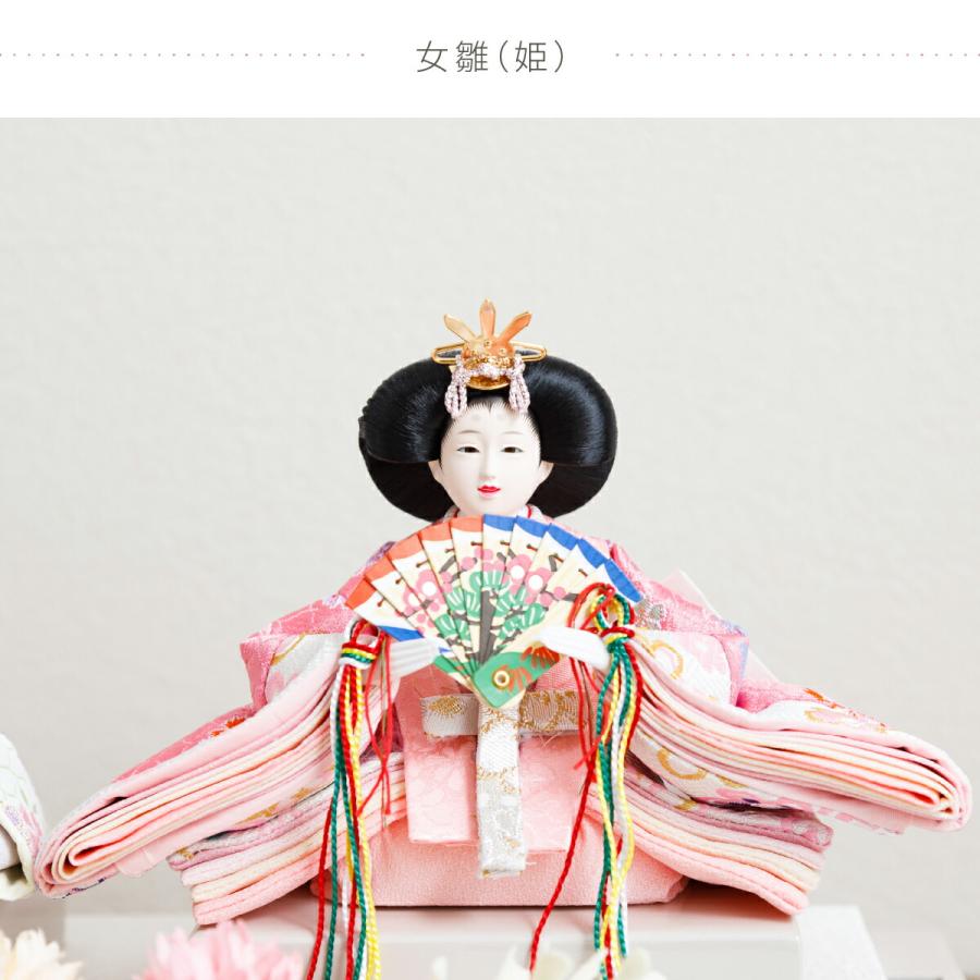 雛人形 コンパクト ケース飾り おしゃれ モダン インテリア ひな人形 おひなさま かわいい お雛様 雛 親王飾り ふるうる 百花 ひゃっか | ぷりふあ | 11