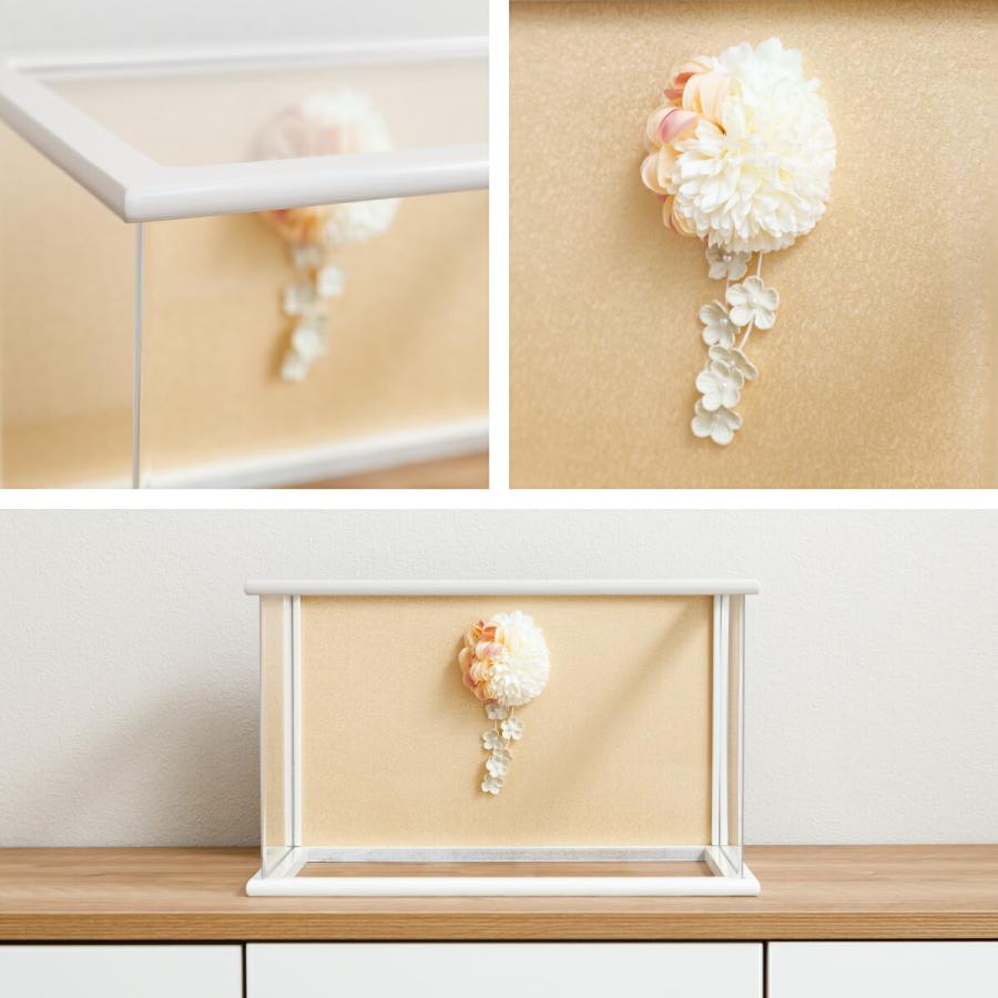 雛人形 コンパクト ケース飾り おしゃれ モダン インテリア ひな人形 おひなさま かわいい お雛様 雛 親王飾り ふるうる 百花 ひゃっか | ぷりふあ | 14