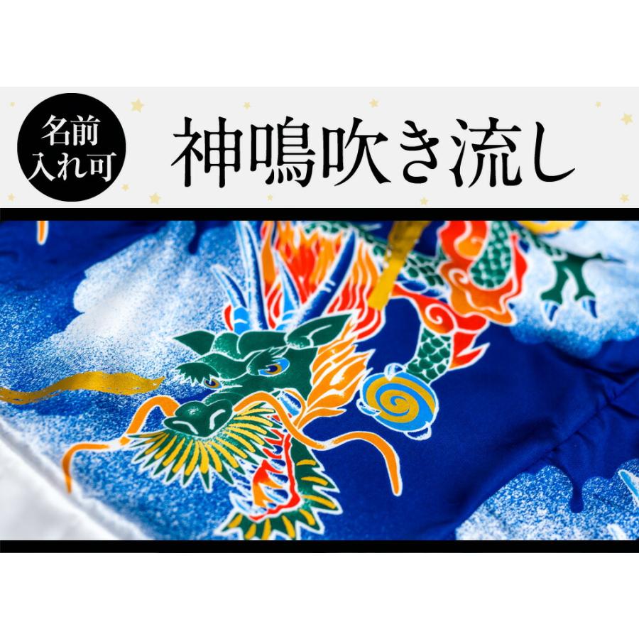 鯉のぼり ベランダ用 鯉のぼり 神鳴鯉-KAMUI- 1.5m 8点/スタンダードセット 格子金具の画像